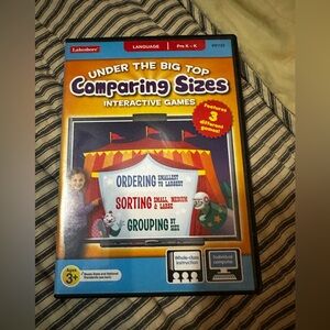 Lakeshore Under the Big Top Comparing Sizes Interactive Game PP732